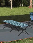 vidaXL Сгъваемо къмпинг легло Гора 193 x 69 x 45 см Оксфордска тъкан