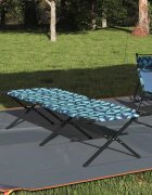 vidaXL Сгъваемо къмпинг легло Гора 210 x 80 x 46 см Оксфордска тъкан