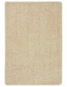 vidaXL Шаги килим кремав 120x170 см противоплъзгащ