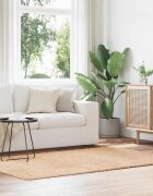 vidaXL Шаги килим с дълъг косъм NAVARRA Бежов 130x200 см полиестер