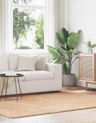 vidaXL Шаги килим с дълъг косъм NAVARRA Бежов 160x230 см полиестер