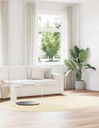 vidaXL Шаги килим с дълъг косъм NAVARRA кремав 300x200см полиестер
