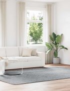 vidaXL Шаги килим с дълъг косъм NAVARRA светлосив 240x340 см