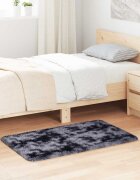 vidaXL Шаги килим с дълъг косъм NAVARRA тъмно сив 60x100 см
