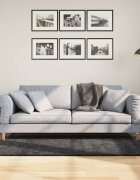 vidaXL Шаги килим с дълъг косъм "PAMPLONA" модерен антрацит 120x170 см