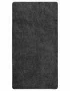vidaXL Шаги килим тъмносив 80x150 см противоплъзгащ
