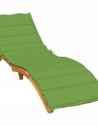 vidaXL Шалте за шезлонг меланж зелено 200x60x4 см плат