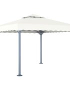 vidaXL Шатра 300x300 см кремава алуминий