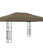 vidaXL Шатра 3x4 м таупе текстил