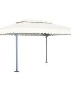 vidaXL Шатра 400x300 см кремава алуминий
