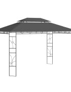 vidaXL Шатра 4x3x27 м антрацит 160 г/м²