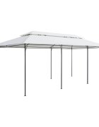 vidaXL Шатра 600x298x270 см бяла 180 г/м²