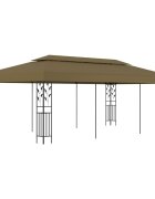 vidaXL Шатра 6x3 м таупе 180 г/м²