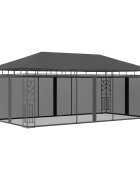 vidaXL Шатра с мрежа против комари 6x3x273 м антрацит