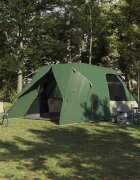 vidaXL Шатра тип купол за 6 човека с покрив Зелен 500 x 314 x 206 см