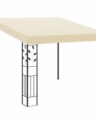 vidaXL Шатра за стенен монтаж 3x3x25 м кремава
