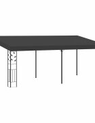 vidaXL Шатра за стенен монтаж 6x3x25 м антрацит