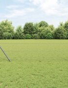 vidaXL Шестоъгълна ограда 05 x 50 м ПВЦ Сиво