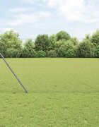 vidaXL Шестоъгълна ограда 12 x 100 m ПВЦ Сиво