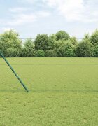 vidaXL Шестоъгълна ограда 14 x 25 m ПВЦ Зелено