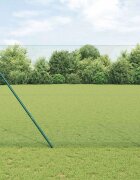 vidaXL Шестоъгълна ограда 16 x 10 m ПВЦ Зелено