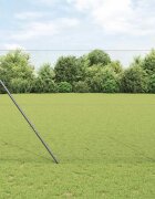 vidaXL Шестоъгълна ограда 16 x 50 m ПВЦ Сиво