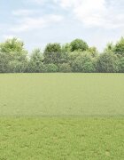 vidaXL Шестоъградно ограждение с кол 10 x 12 м Поцинкована стомана