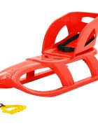 vidaXL Шейна със седалка червена 1025x40x23 см полипропилен