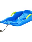 vidaXL Шейна със спирачки синя 87x40x18 см полипропилен