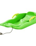 vidaXL Шейна със спирачки зелена 87x40x18 см полипропилен