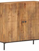 vidaXL Шкаф 75x30x75 см мангово дърво масив