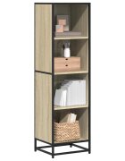vidaXL Шкаф библиотека дъб сонома 40x35x139 см ПДЧ