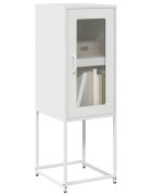 vidaXL Шкаф бял 36x39x107 cm Студено валцувана стомана
