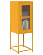 vidaXL Шкаф Горчица Жълто 36x39x107 cm Студено валцувана стомана