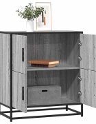 vidaXL Шкаф Grey Sonoma 68x35x76 cm Изработена дървесина