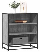 vidaXL Шкаф Grey Sonoma 68x35x76 cm Изработена дървесина и метал
