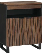 vidaXL Шкаф Кафяво 60 x 33 x 75 cm мангово дърво масив