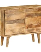 vidaXL Шкаф мангово дърво масив 90x30x69 см