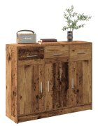 vidaXL Шкаф Old Wood 91x28x75 cm Инженерна дървесина