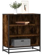 vidaXL Шкаф опушен дъб 68x35x76 cm Изработена дървесина и метал