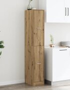 vidaXL Шкаф органайзер дъб артизан 30x41x1745 см инженерно дърво