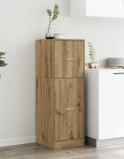 vidaXL Шкаф органайзер дъб артизан 40x41x118 см инженерно дърво