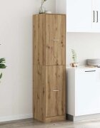vidaXL Шкаф органайзер дъб артизан 40x41x1745 см инженерно дърво
