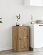 vidaXL Шкаф органайзер дъб артизан 40x41x775 см инженерно дърво