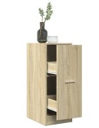 vidaXL Шкаф органайзер дъб сонома 30x41x775 см инженерно дърво