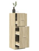 vidaXL Шкаф органайзер дъб сонома 40x41x118 см инженерно дърво