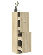 vidaXL Шкаф органайзер дъб сонома 40x41x1445 см инженерно дърво