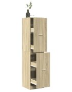 vidaXL Шкаф органайзер дъб сонома 40x41x1745 см инженерно дърво