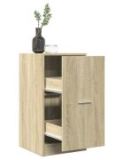 vidaXL Шкаф органайзер дъб сонома 40x41x775 см инженерно дърво