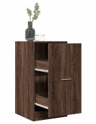 vidaXL Шкаф органайзер кафяв дъб 40x41x775 см инженерно дърво